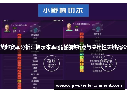 英超赛季分析：揭示本季可能的转折点与决定性关键战役